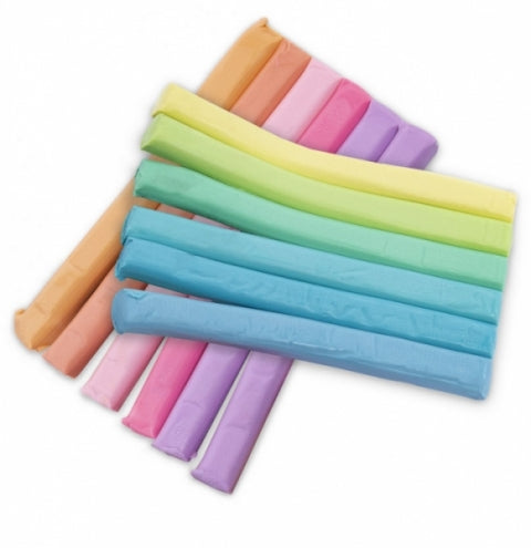 Plastelina pastelowa Kidea, 24 kolory (DRF-080649)